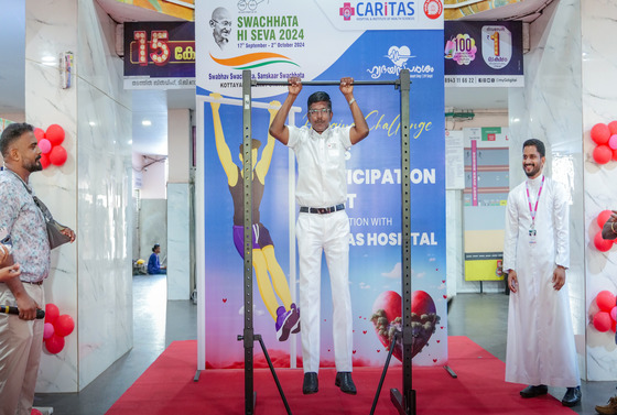 Hanging Challenge at Kottayam Railway Station.