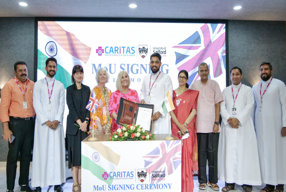 Caritas Hospital in Partnership with the University of Salford